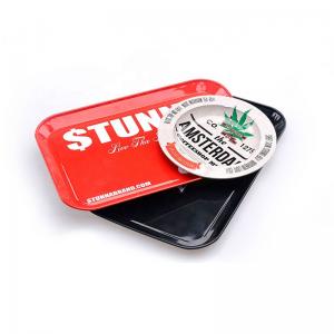 Bandeja de rolagem personalizada bandeja de lata de tabaco de metal - Safecare