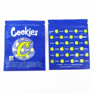 3,5 gramas azul saco de biscoitos