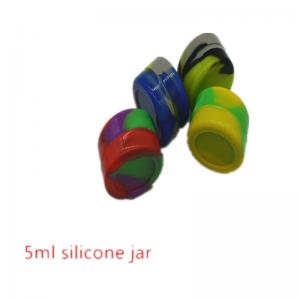 Frascos de silicone 5ml dab recipiente de cera - Safecare