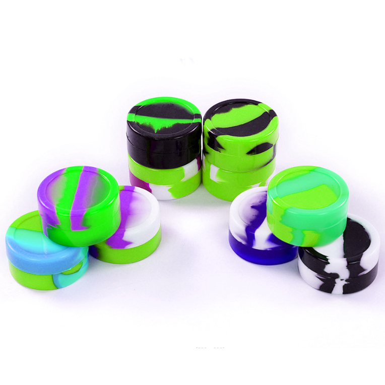Recipiente de silicone em contêineres, potes de silicone, recipientes para armazenamento de óleo