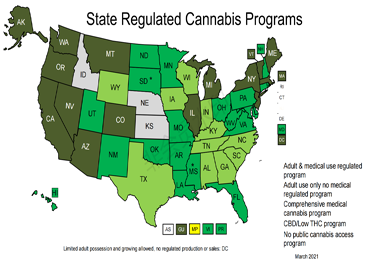Leis de marijuana de estado de estado